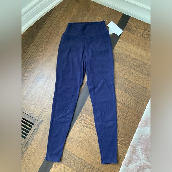 BUFFBUNNY Nubre Rosa Side Pocket Leggings Dark Blue BRAND NEW Size Small - Picture 7 of 12